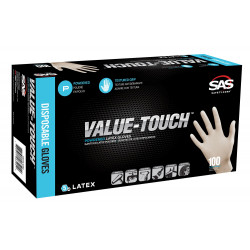 VALUETOUCH LATEX GLOVES LG...